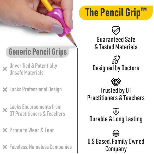 Alt view image 2 of 7 - Original Grip 2.1" Long Assorted Colors 6/Pack TPG11106