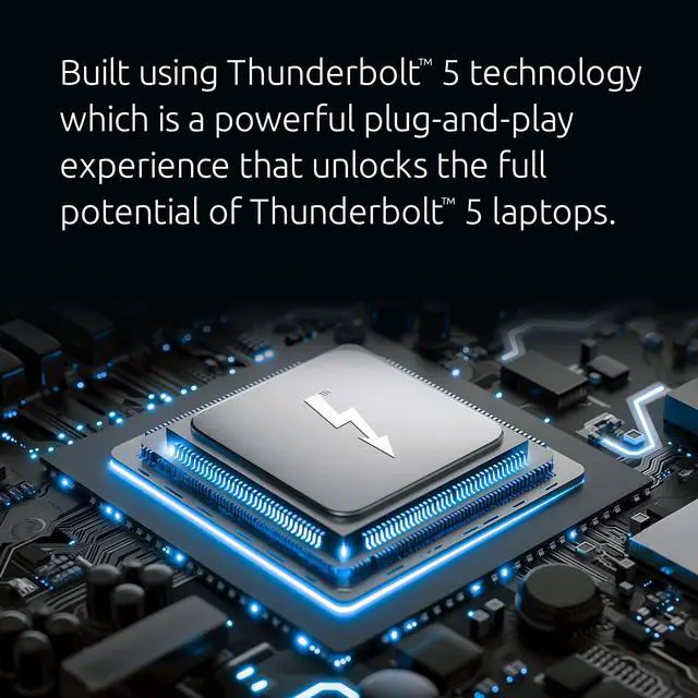 Alt view image 12 of 16 - Kensington SD5000T5 EQ Thunderbolt 5 Triple 4K Docking Station with 140W PD - Windows/macOS - for Workstation/Notebook/Monitor - Charging Capability - Memory Card Reader - SD, microSD - Thunderbolt 5