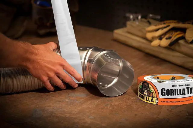 Alt view image 19 of 20 - GORILLA GLUE 6025001 Duct Tape,Round,White,5-3/4 in. dia.