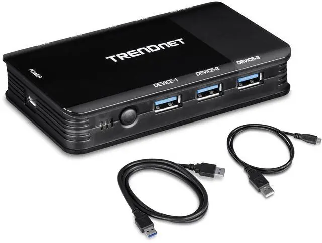 Alt view image 20 of 20 - TRENDnet TK-U404  4 Computer 4-Port USB 3.1 Sharing Switch
