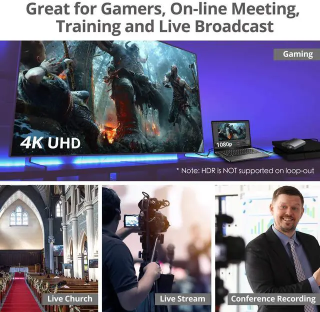 Alt view image 14 of 17 - Siig Usb 3.0 Hdmi Video Capture Device With 4K Loopout