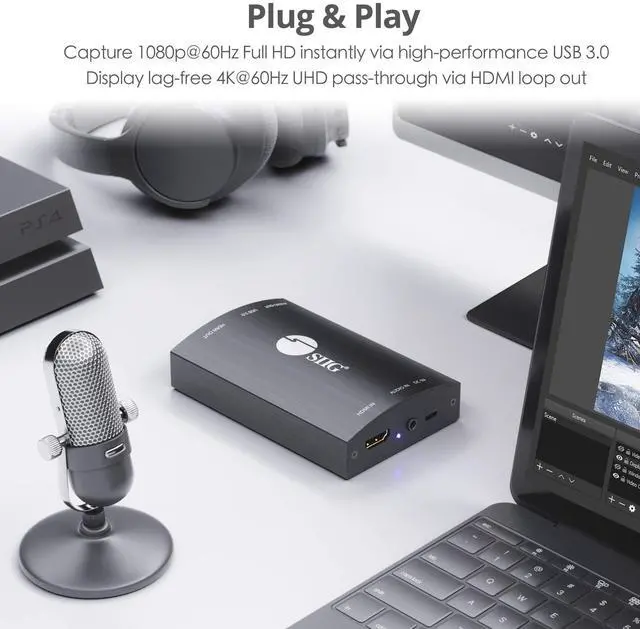 Alt view image 17 of 17 - Siig Usb 3.0 Hdmi Video Capture Device With 4K Loopout