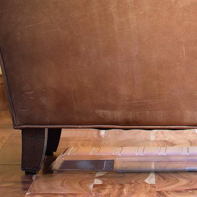 Alt view image 6 of 7 - Deflecto Under Furniture Air Deflector 11 x 20 x 1.25 Clear UFAD