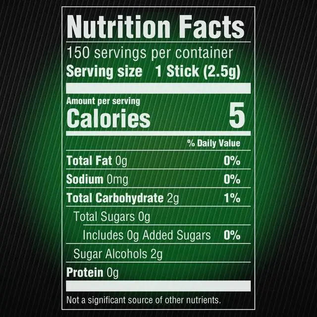 Alt view image 7 of 7 - 5 Gum Spearmint Rain 15 Sticks/Pack 10 Packs/Box WMW51404