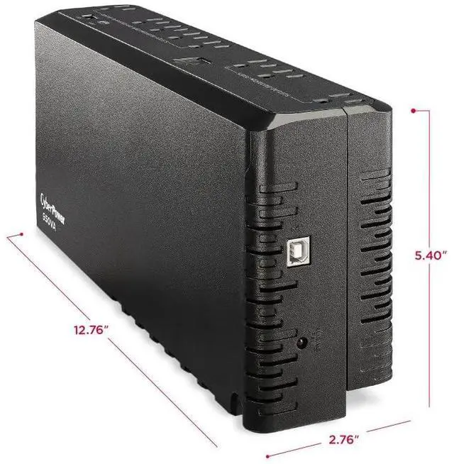 Alt view image 4 of 11 - CyberPower SL950U Standby UPS System, 950VA/510W, 8 Outlets, USB Charge Ports