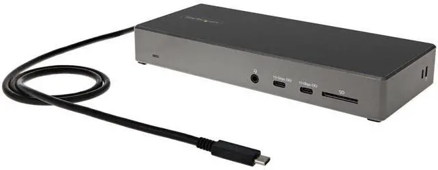 Alt view image 6 of 9 - USB-C DOCKING STATION 10GBPS - DUAL OR TRIPLE MONITOR MST USB C DOCK 4K 60HZ (2X