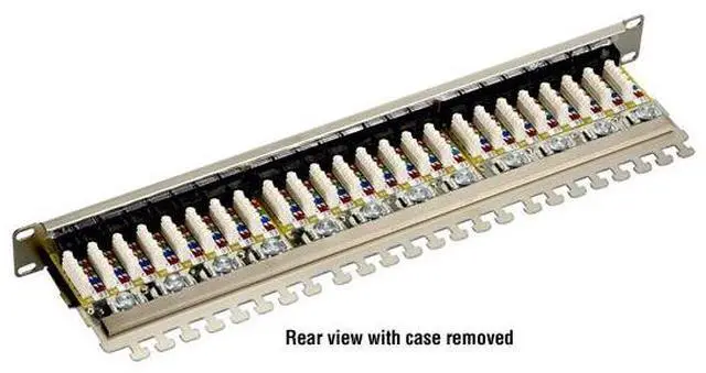 Alt view image 11 of 11 - BLACK BOX JPS60A-24 PATCH PANEL - CAT6, SHIELDED, 1U, 24-PORT, GSA, TAA, 45 DAY STANDARD RETURN POLI