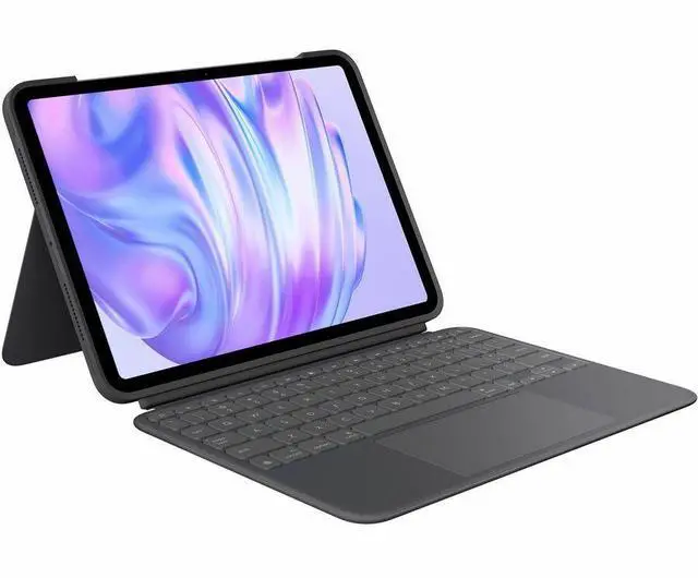Alt view image 9 of 15 - Logitech Combo Keyboard Case for 11in iPad Pro Graphite 920012659