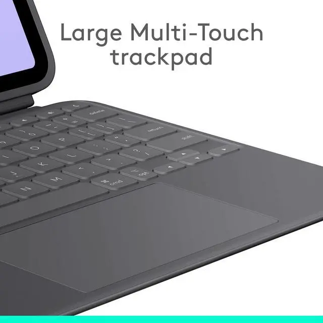 Alt view image 13 of 15 - Logitech Combo Keyboard Case for 11in iPad Pro Graphite 920012659