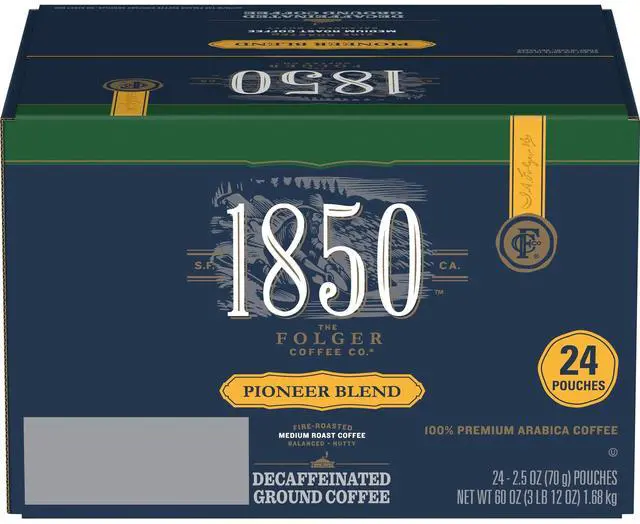 Alt view image 2 of 5 - Coffee Fraction Packs Pioneer Blend Decaf Medium Roast 2.5 oz Pack 24 Packs/Carton 21513