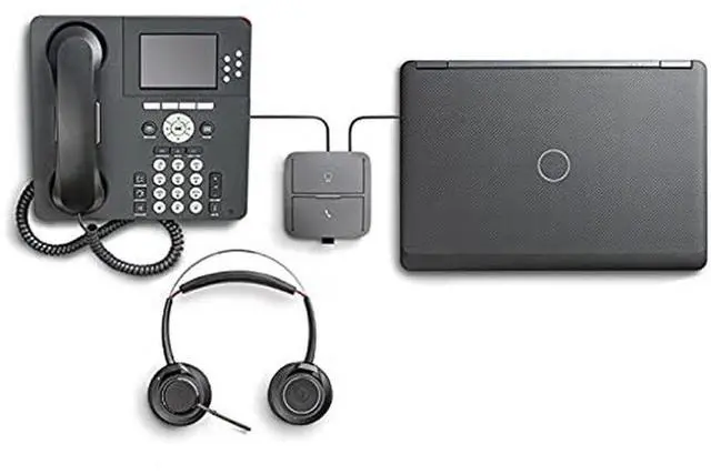 Alt view image 3 of 7 - Poly MDA220 USB-A Headset Adapter 8A7E0AA