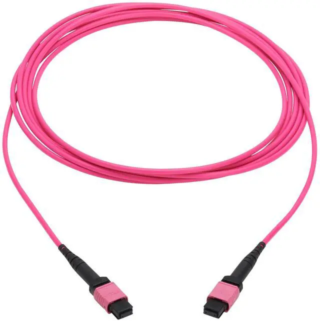 Alt view image 5 of 6 - Tripp Lite 100G MTP/MPO Multimode OM4 Plenum-Rated Fiber Optic Cable (F/F)