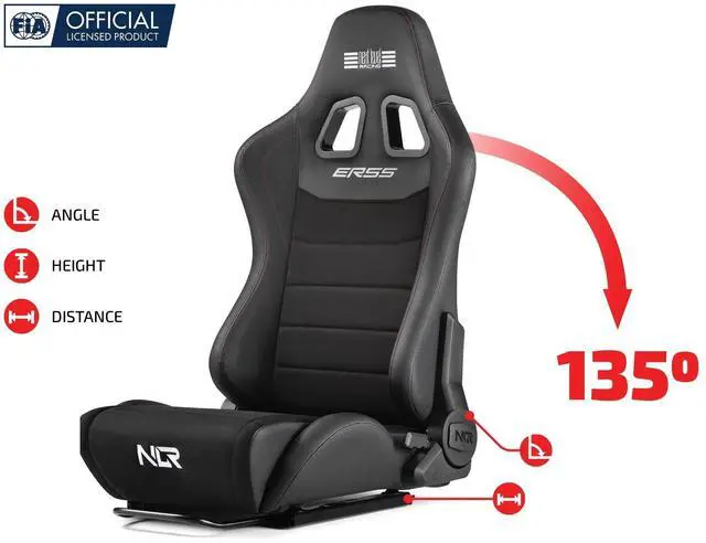 Alt view image 12 of 14 - Next Level Racing ERS5 Elite Reclining Seat Suede Edition NLR-E055