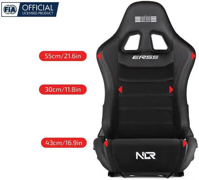 Alt view image 13 of 14 - Next Level Racing ERS5 Elite Reclining Seat Suede Edition NLR-E055