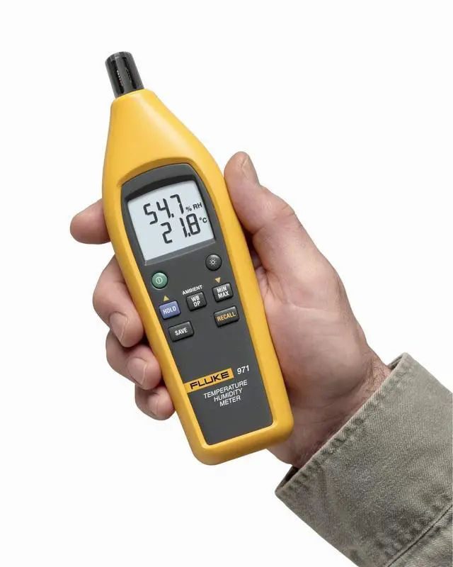 Alt view image 8 of 12 - Fluke - FLUKE-971 - Fluke FLUKE-971 NTC Temperature Humidity Meter; (4) AAA Alkaline