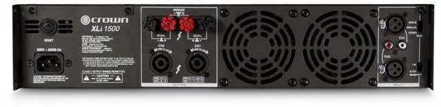 Alt view image 9 of 11 - Crown 1500 Amplifier 450W RMS 2 Channel Dark Gray NXLI15000US
