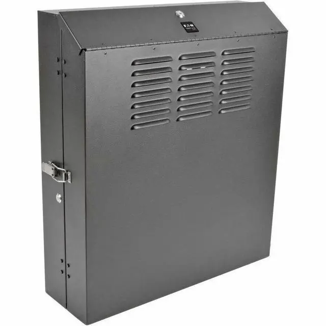 Alt view image 5 of 20 - Tripp Lite 6U Vertical Wall-Mount Rack Enclosure Cabinet, Low-Profile, Switch Depth, 20" Deep (SRWF6U)