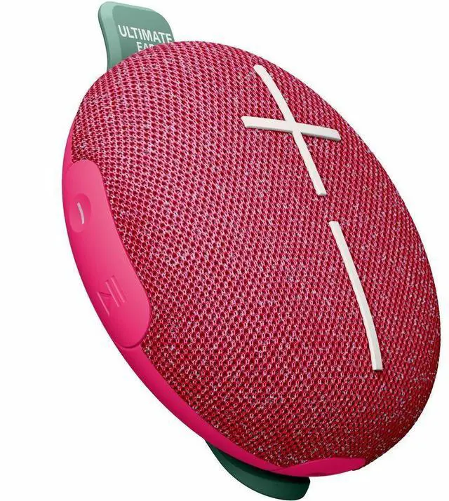 Alt view image 8 of 14 - Ultimate Ears MINIROLL Ultra-Portable Waterproof Bluetooth Speaker, Big Bass, IP67 Dustproof, 131 ft (40 m) Range - Calming Pink