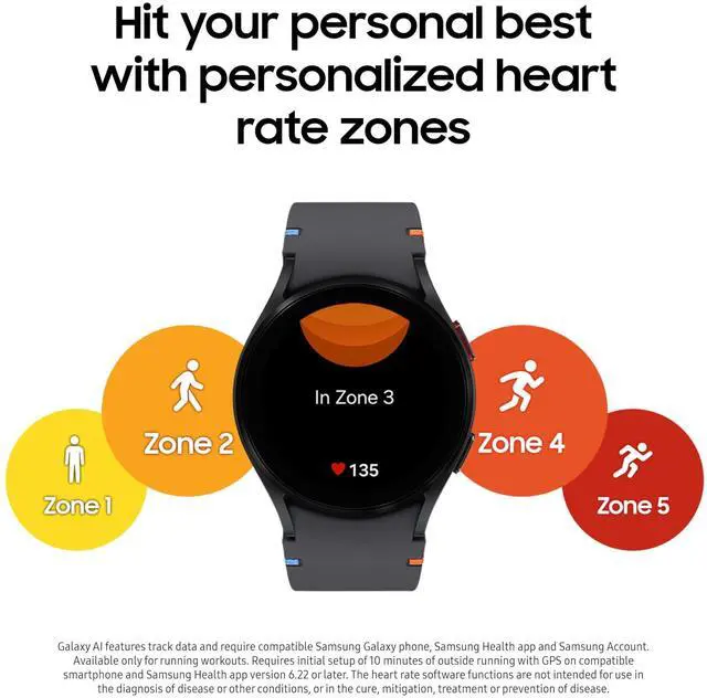 Alt view image 2 of 7 - Samsung Galaxy Watch FE, 40mm, Black, Bluetooth - SM-R861