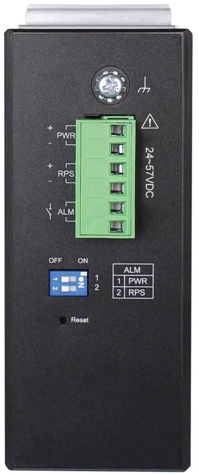 Alt view image 18 of 20 - Tripp Lite NGI-M08C4POE8-2 Managed 8-Port Managed Industrial Gigabit Ethernet Switch - Layer 2, 1 Gbps, PoE+ 30W, 4 GbE SFP Ports