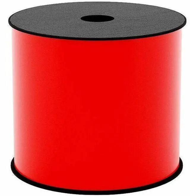 Alt view image 3 of 3 - Brother 4in Red Continuous High Performance Vinyl Label - 4" Width - Thermal Transfer - Red - Vinyl