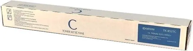Alt view image 12 of 13 - Cyan Toner Cartridge for Kyocera TK-8527C TASKalfa 3552ci, TASKalfa 3553ci, TASKalfa 4052ci, TASKalfa 4053ci, Genuine Kyocera Brand