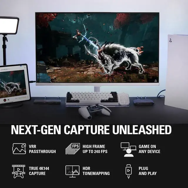 Alt view image 5 of 10 - Elgato 4K X External game  Capture Card