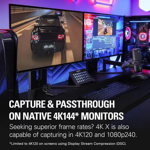 Alt view image 6 of 10 - Elgato 4K X External game  Capture Card