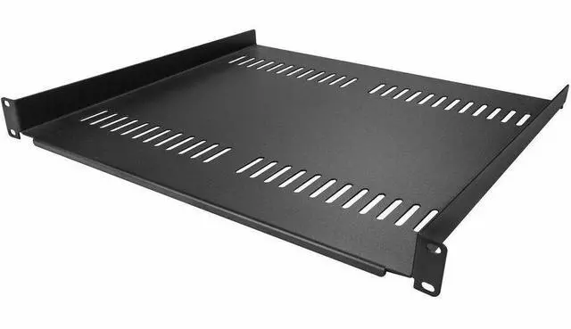 Alt view image 2 of 8 - 1U SERVER RACK SHELF VENTED