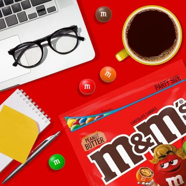 Alt view image 11 of 13 - Chocolate Candies Peanut Butter 38 oz Resealable Bag MMM55085