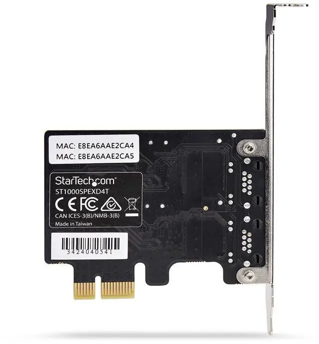 Alt view image 11 of 14 - 2-PORT GIGABIT NETWORK CARD -