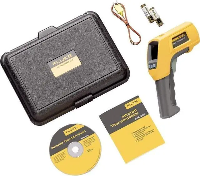 Alt view image 8 of 9 - Fluke 566 Infrared and Contact Thermometer