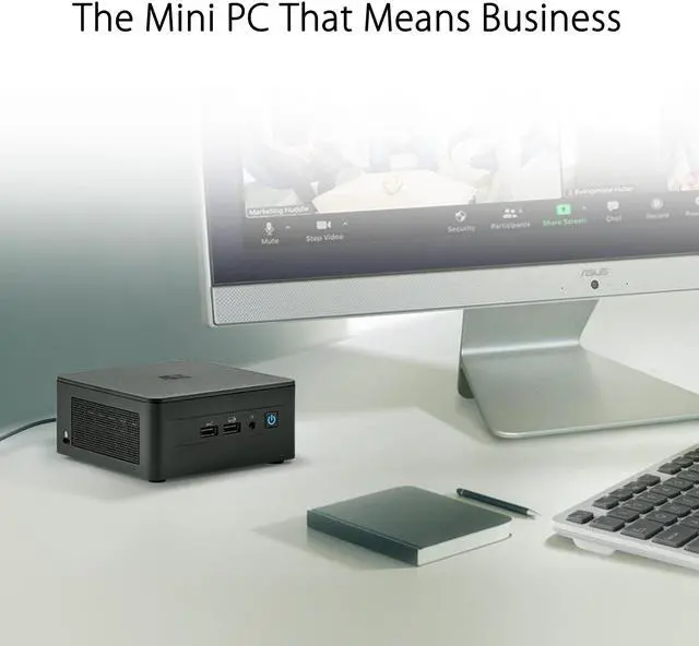 Alt view image 17 of 17 - Asus NUC 13 Pro Slim Full System Mini PC - 16GB RAM - 512GB SSD - Win 11 Pro  RNUC13ANKI7068CUI