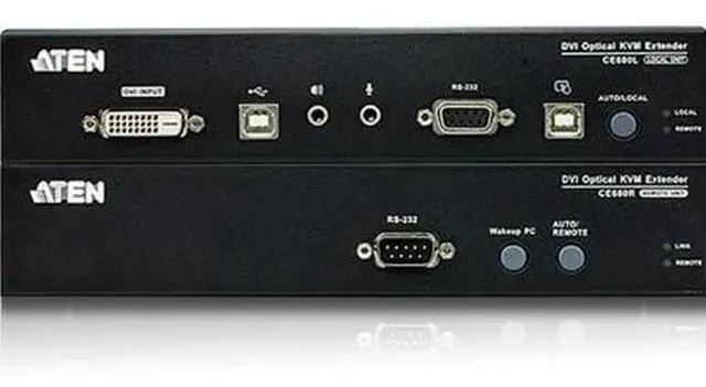 Alt view image 13 of 14 - ATEN Long Distance DVI Optical KVM Extender-TAA Compliant