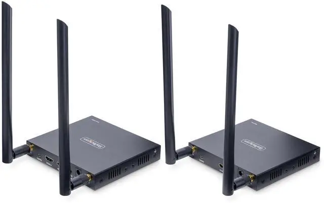Alt view image 3 of 7 - StarTech Wireless HDMI Extender 4K 60Hz Transmitter and Receiver Kit ST121WHDS2