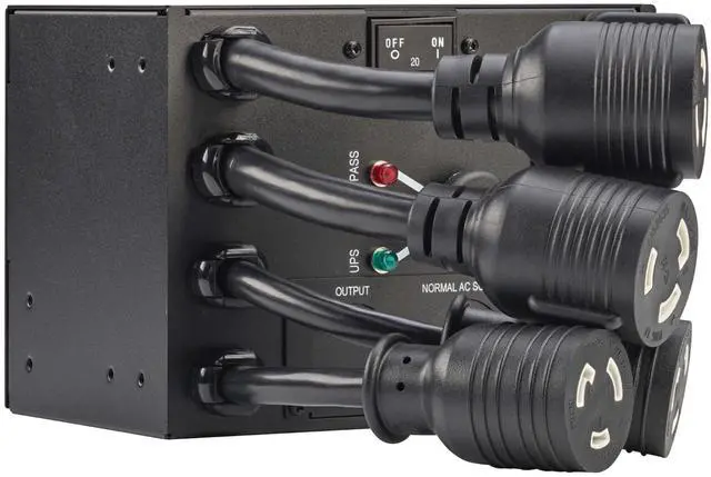 Alt view image 11 of 15 - Eaton Tripp Lite Series 5000VA & 6000VA UPS Battery Backup, 208V, 120V Stepdown Transformer & Maintenance Bypass Switch Accessory Options, AVR, Network Card, Extended Run (SU5-6KVA Series)