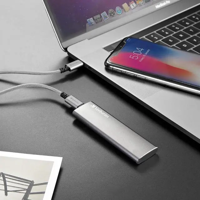 Alt view image 12 of 13 - Verbatim Vx500 2TB USB 3.2 External Solid-State Drive (47454)