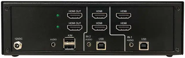 Alt view image 8 of 10 - Tripp Lite Secure KVM Switch, 2-Port, Dual Head, HDMI to HDMI B002-H2AC2-N4