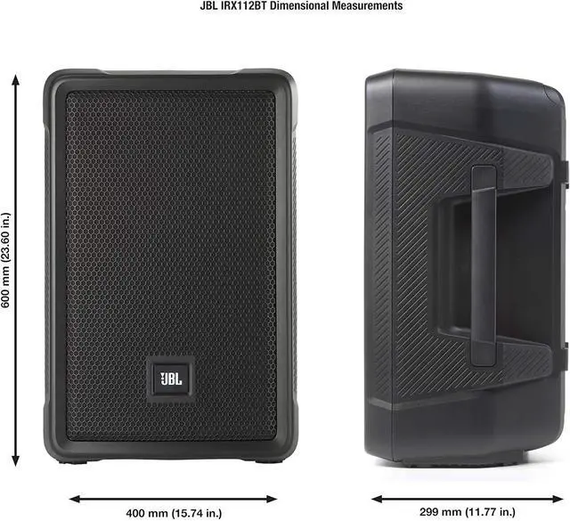 Alt view image 16 of 20 - HARMAN - IRX112BT-NA - JBL Professional IRX112BT Portable Bluetooth Speaker System - Pole-mountable - 53 Hz to 20 kHz