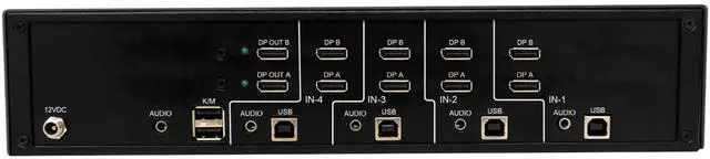 Alt view image 14 of 16 - Tripp Lite Secure KVM Switch, United States Government NIAP-Certified PP4.0 Security, Common Access Card (CAC) Port, TAA Compliant, 3-Year Warranty (B002 Series)