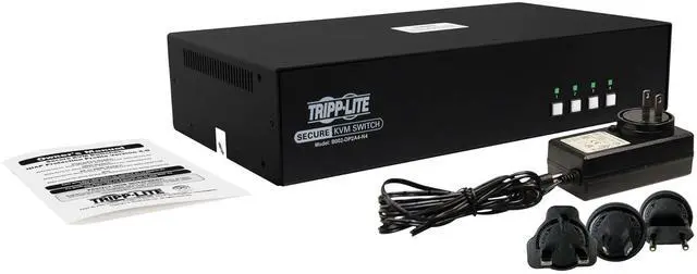 Alt view image 16 of 16 - Tripp Lite Secure KVM Switch, United States Government NIAP-Certified PP4.0 Security, Common Access Card (CAC) Port, TAA Compliant, 3-Year Warranty (B002 Series)