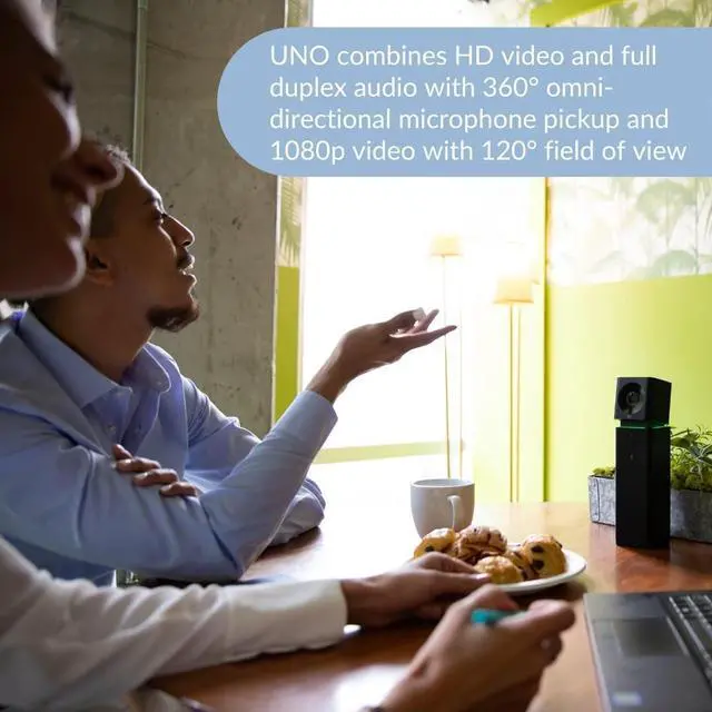Alt view image 9 of 12 - BOOM UNO (BLACK) VERTICAL VIDEOBAR - FULL HD 1080P CAMERA, HD SPEAKERPHONE, MICR