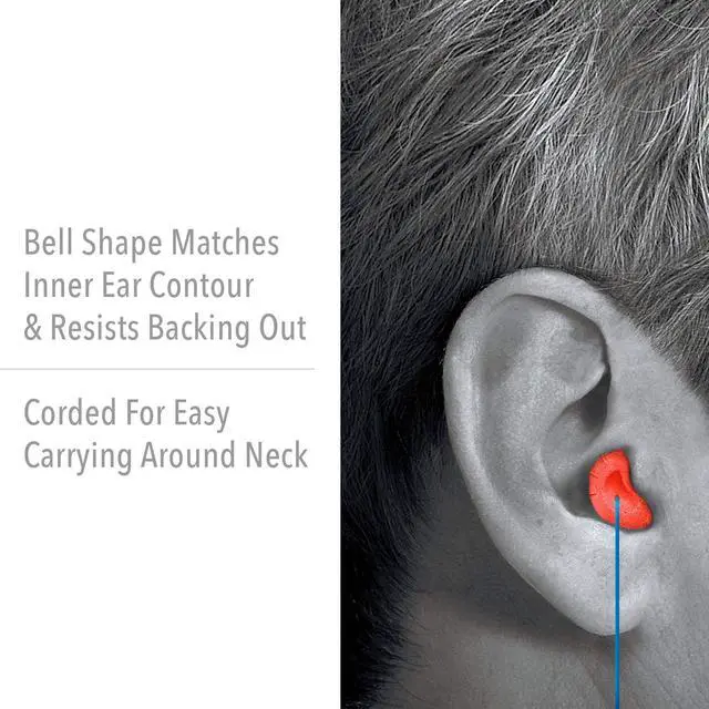 Alt view image 10 of 13 - Max® Disposable Earplugs, Foam, Coral, Corded