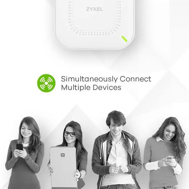 Alt view image 17 of 20 - ZyXEL AX3000 WiFi 6 Dual-Radio NebulaFlex Access Point NWA50AX PRO
