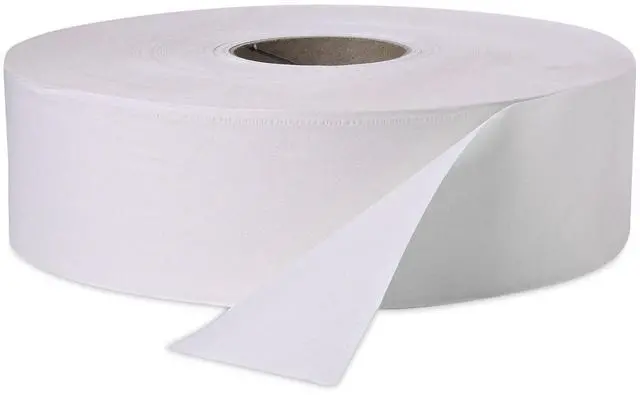 Alt view image 3 of 6 - Jumbo Roll Bath Tissue Septic Safe 2-Ply 3.4" x 1000 ft White 12 Rolls/Carton W2002