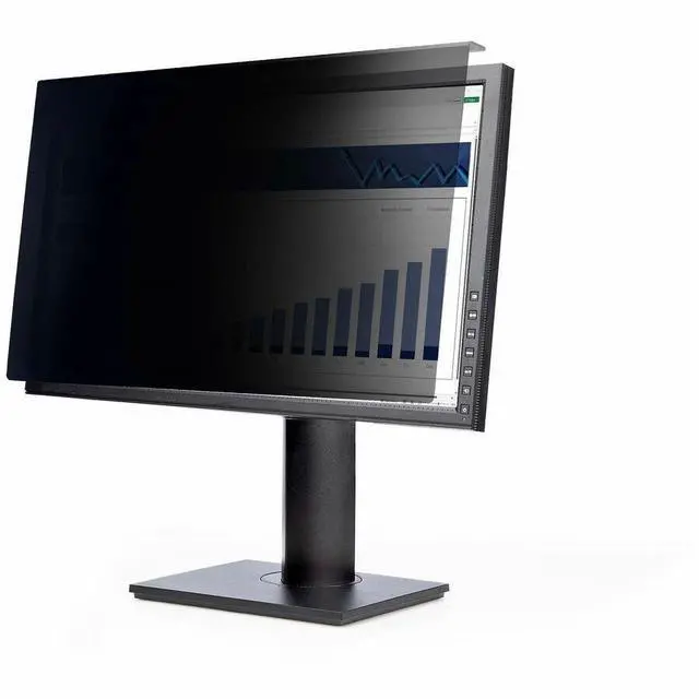 Alt view image 8 of 14 - Monitor - Black Hanging Acrylic Privacy Filter