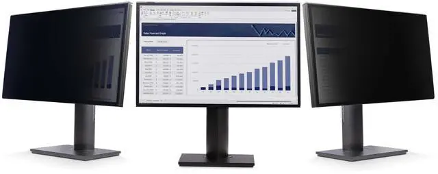 Alt view image 9 of 14 - Monitor - Black Hanging Acrylic Privacy Filter