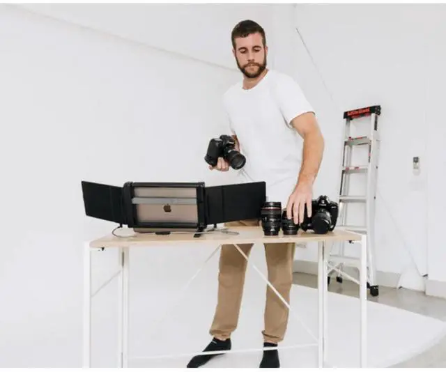 Alt view image 6 of 12 - Xebec Tri-Screen 2 10.1" IPS 60Hz LCD Monitor XTS2