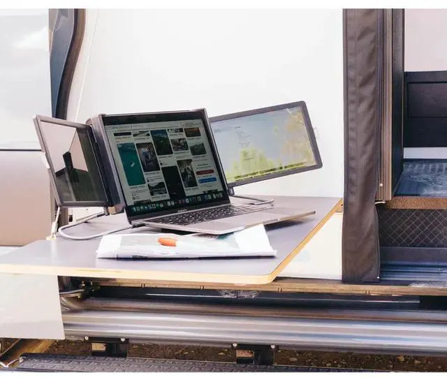 Alt view image 5 of 12 - Xebec Tri-Screen 2 10.1" IPS 60Hz LCD Monitor XTS2