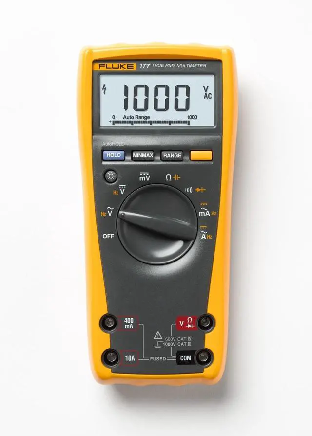 Alt view image 9 of 12 - Fluke 177 True RMS Digital Multimeter with backlight